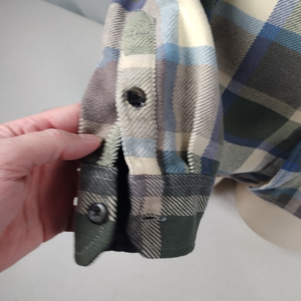 Orvis Men's Size Large Thermal Flannel Shirt Outdoor Cabin Wear - Picture 6 of 10